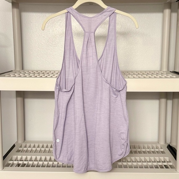 Lululemon Athletics Women’s Lilac Racerback Workout Tank Size 10 - Picture 2 of 6